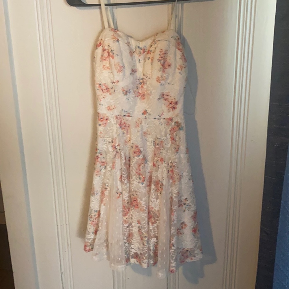 Floral short dress